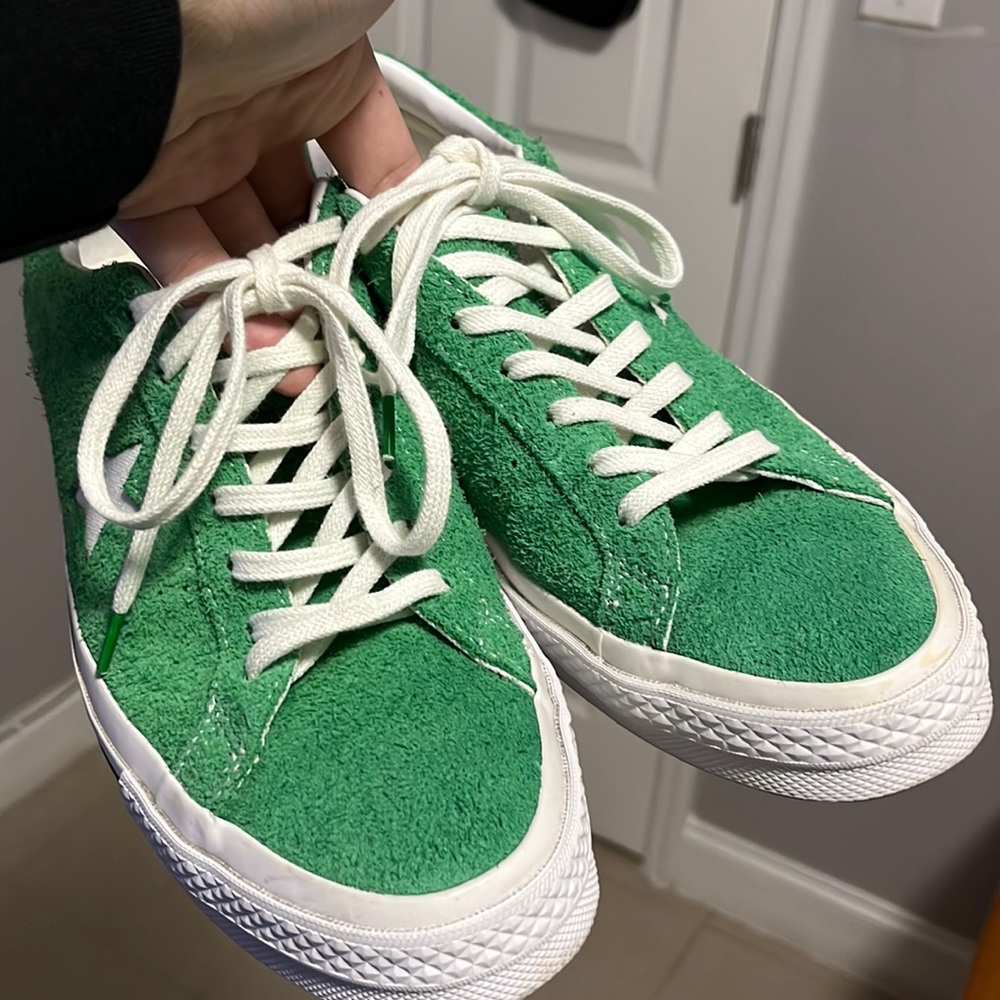 Converse one star green mens size 9
